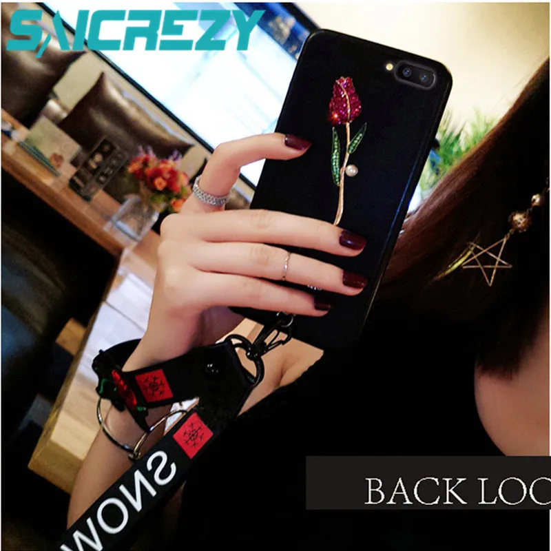 

Strap rope Phone case cover Coque For Huawei P smart 2019 P10 plus P20 Pro mate 20 10 lite 6C honor 9 10 8X view 10 7A 6X Nova 3