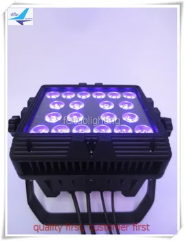 

(8/set)Architectural lighting 20x18w 6 in 1 rgbwauv led wall washer outdoor led flood light