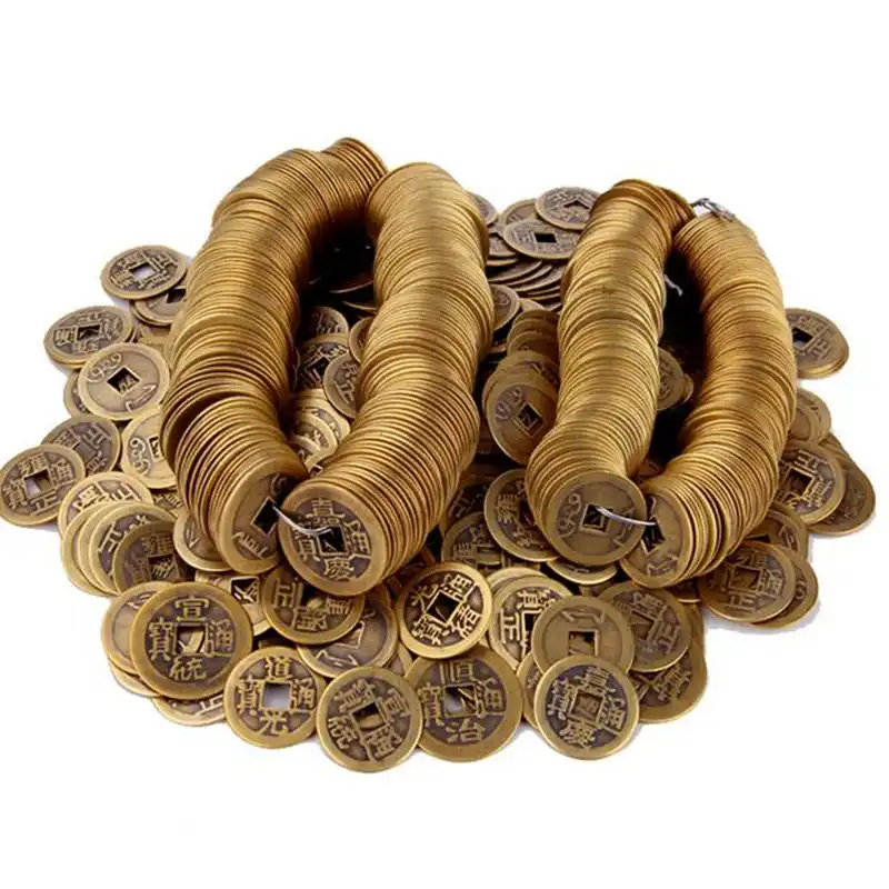 5 стилей 100 мм шт. 24 мм китайский Лаки Фэн Шуй монета удача гладкой идеальный подарок новый дракон и Феникс деньги для коллекции