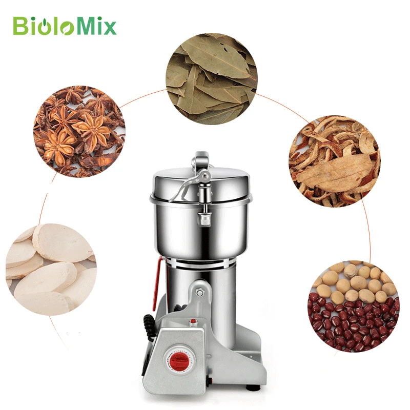 700g Swing Type Electric Grains Herbal Spices Powder,Dry Food Miller,High Speed,ELEKCHEF by Biolomix Display Coffee Grinder 6