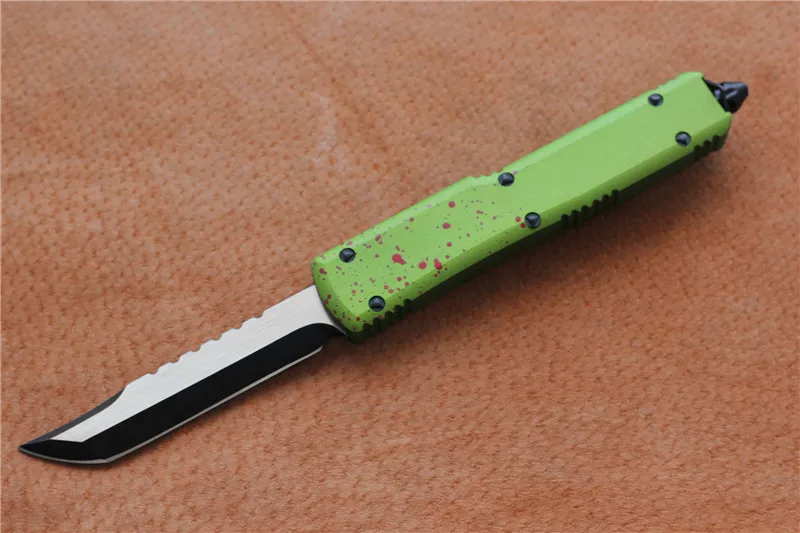 MIKER X-70 лезвие ножа: 7CR17, Ручка: 6061-T6Aluminum(CNC). Кемпинг выживания Открытый EDC Охота тактический инструмент ужин кухонный нож - Цвет: D