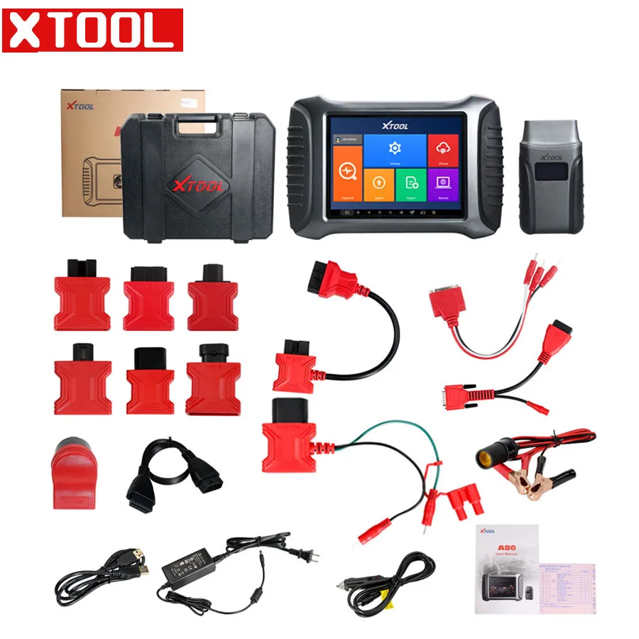 

XTOOL A80 H6 Full System Car Diagnostic tool Car OBDII Car Repair Tool Vehicle Programming/Odometer adjustment