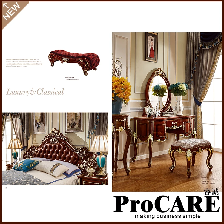 غرفة نوم الأثاث الباروك طاقم غرفة نوم أثاث غرفة نوم فاخر مجموعات سعر شراء مجموعة الأثاث بالجملة