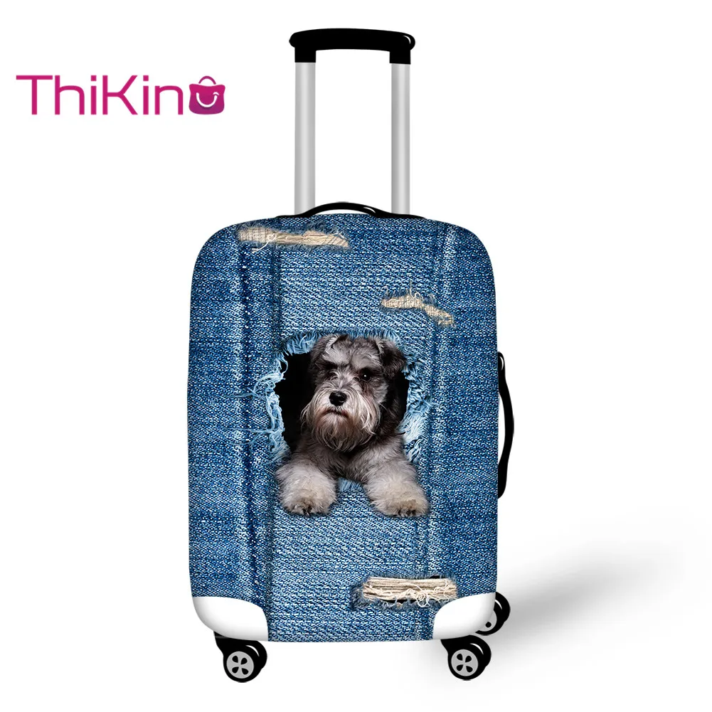 

Thikin Pocket Animals Travel Luggage Cover for Teens Cartoon School Trunk Suitcase Protective Cover Travel Bag Protector Jacket