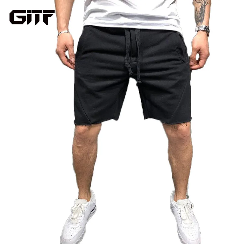 

GITF Men's GYM Bodybuilding Short Fitness shorts New Summer Sports Short Workout gyms Running short Male Exercise Clothes S-3XL