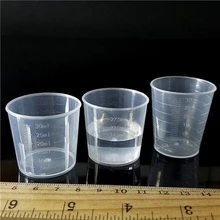 Мерный стаканчик 10 шт 15 мл/30 мл прозрачный пластиковый двойной весы для лекарств измерительное приспособление чашка кухонные весы баланс de cuisine