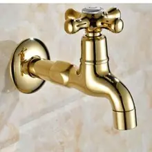 Современный, с одной ручкой, однорычажный Одноместный холодной воды Латунное настенное крепление для ванной комнаты Кухня Туалет Прачечная раковины смесители DLCF029