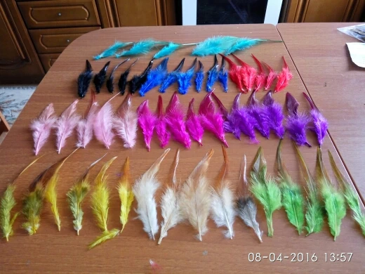 

heat! sell 100 pc colors pheasant feather, 10-15cm long, DIY jewelry decoration