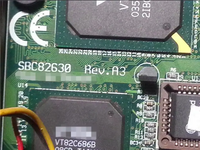 100% OK оригинальный половинного размера Процессор карты SBC82630 REV. a3 IPC доска PICMG1.0 SBC с