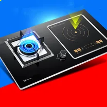 Embedded Gas Cooker Electrical and Gas Dual purpose Cooker Table Type Natural Liquefied Gas Built in