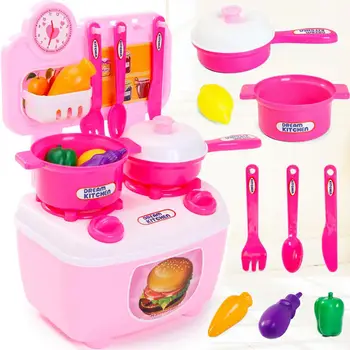 

RCtown Children Simulation Kitchenware Pretend-game Small Tableware Toy Set