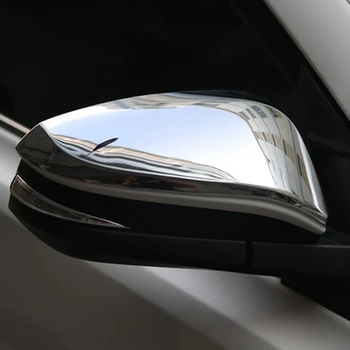 

Car Styling For Toyota RAV4 RAV 4 2014 2015 Accessories ABS Chrome Rearview Door Mirror Cover Trims Decoration Sticker 2Pcs