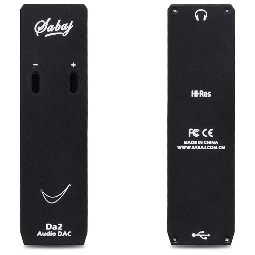 Sabaj Da2 Портативный USB DAC декодирование и усилитель для наушников SABRE9018 32 бит/768 кГц