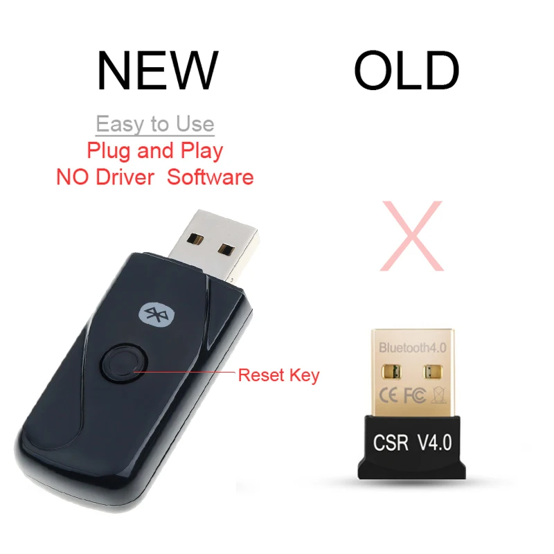 Беспроводной USB 2 0 Bluetooth передатчик Мини адаптер BT 4 аудио музыка стерео передача
