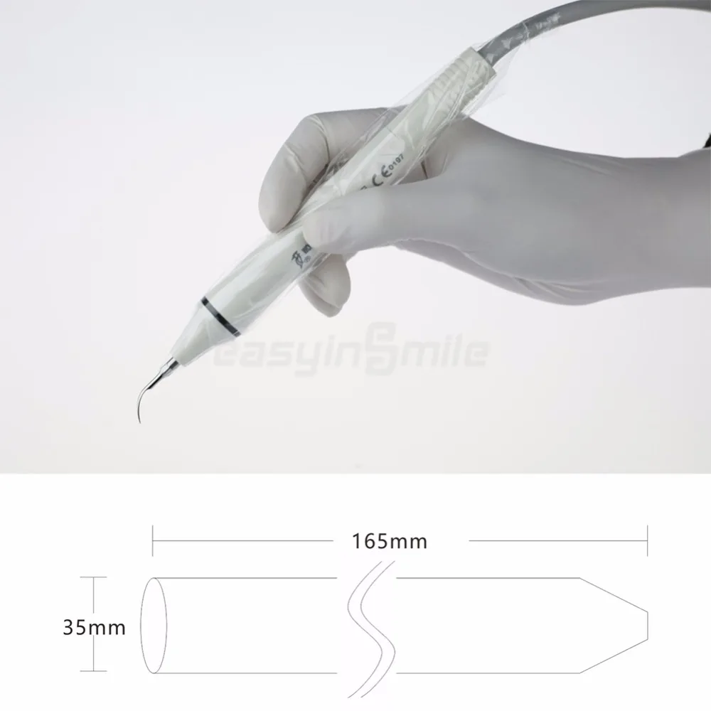 Easyinsmile стоматологический наконечник ультразвукового скалера одноразовые защитные рукава прозрачные 500 шт в коробке