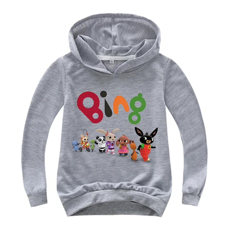 

Z&Y 2-16Y New Rabbit Bing Bunny Hoodie Kids Sweatshirts Boys Hoodies Casual Clothes Top Children Clothing Girl Shirt Sportswear