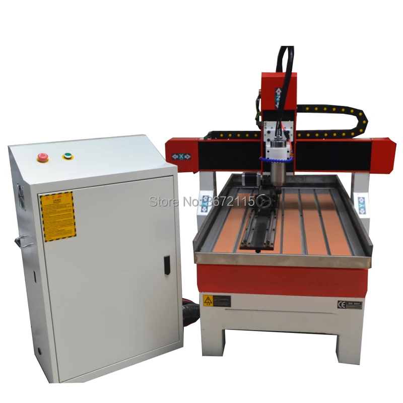 

High accuracy 1.5/2.2kw water cooled spindle 6090 cnc router machine