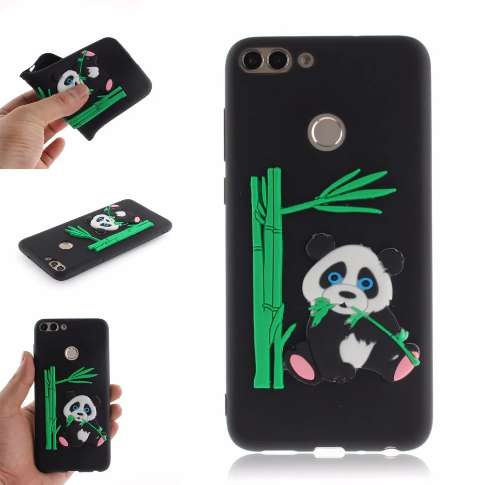 for Huawei P smart case Shock Absorbing Slim TPU cute panda pattern design phone |