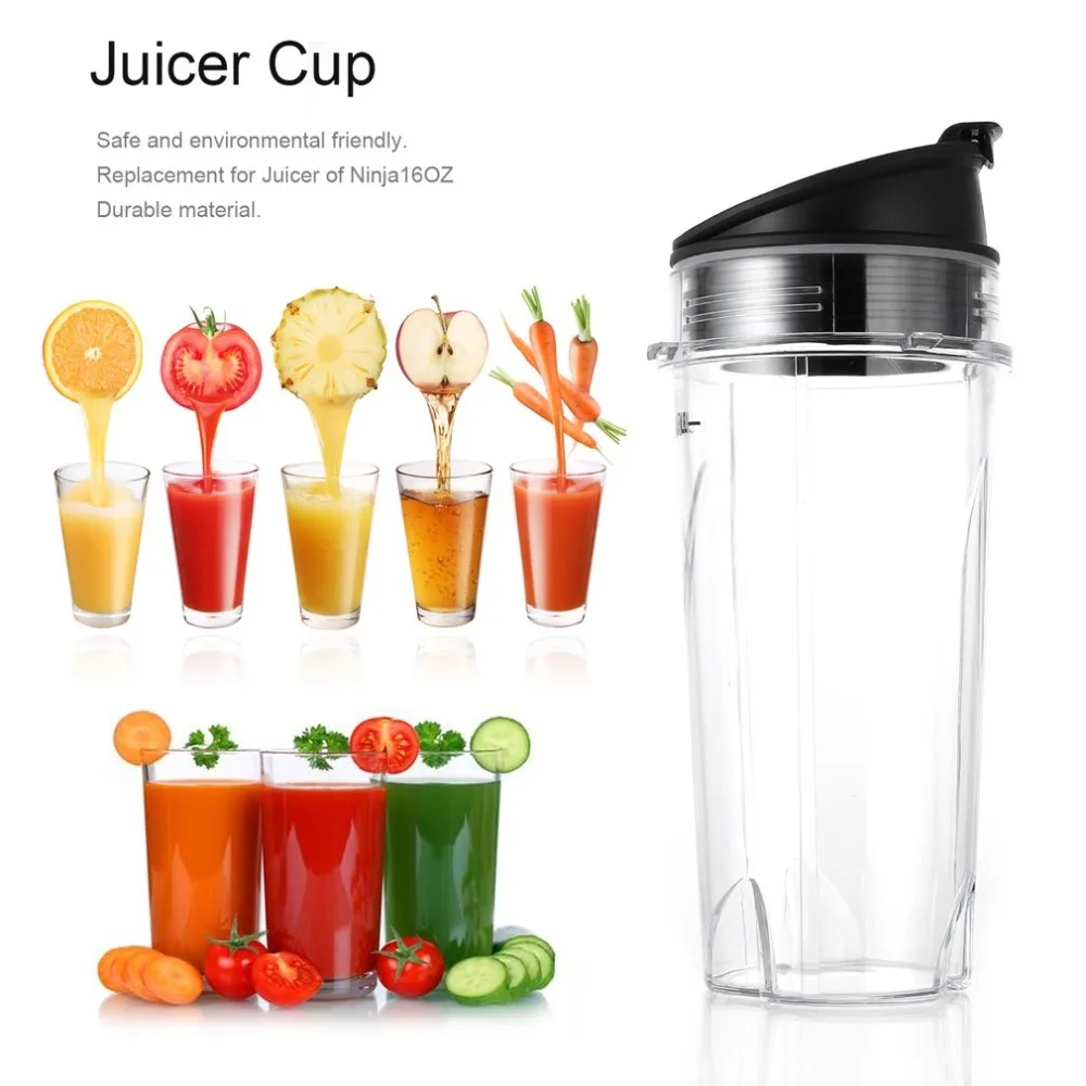 

Magic Replacement Part Juicer Accessory Cup Mug Clear for Ninja16OZ Kitchen Drinking Tools Plastic Juicer Cup