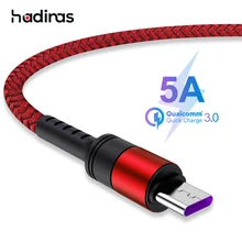 2 м USB C кабель для Xiao mi Red mi K20 Pro mi 8 9T 5A Быстрый usb type C кабель для samsung S8 S9 S10 huawei Super Charge USBC QC3.0