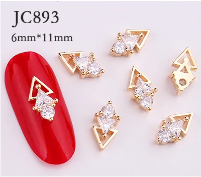 20 шт./лот, циркониевые, Кристальные, алмазные 3D ювелирные изделия, японские украшения для дизайна ногтей, высокое качество, Кристальные украшения для маникюра - Цвет: 893