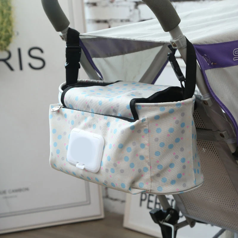 

Multifunctional Stroller Hanging Storage Bag With Shoulder Strap Baby Diaper Bag For Mummy Bag Baby Nappy Organizer Pouch