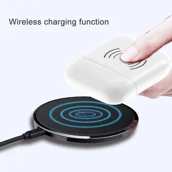 

Wireless Charge Case For Airpods QI Standard Airpods Wireless charging Receiver Cover Compatible With Any Wireless Charger