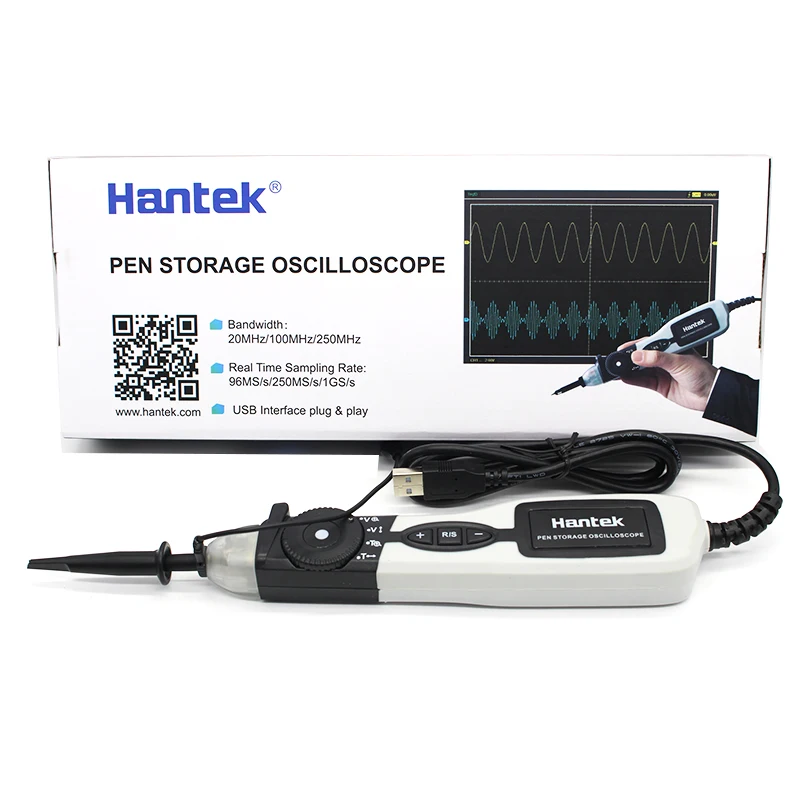 Hantek Digital Oscilloscope PSO2020 Portable Pen type Storage Handheld Oscilocopio USB PC 1 Channel 20Mhz Diagnostic-tool (2)