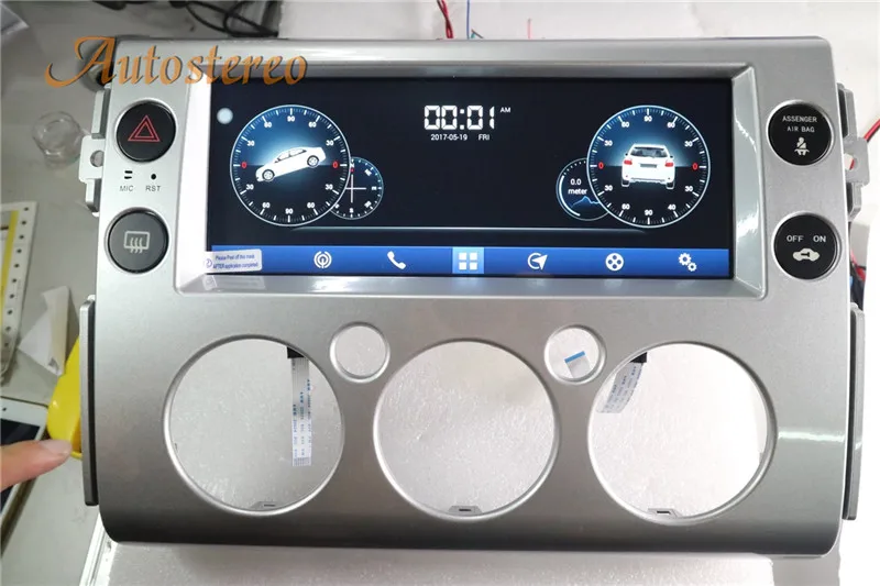 Чистая android-автомобильный gps навигации автомобиля без DVD плеер для Toyota FJ Cruiser стерео головное устройство SatNav мультимедиа авто 2 DIN радио