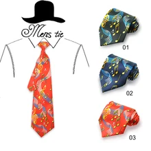 Мужской галстук с музыкальной нотой, черный, темно-синий, красный, музыкальный галстук, галстук для свадебной вечеринки, vestidos Gravatas, разноцветный роскошный галстук