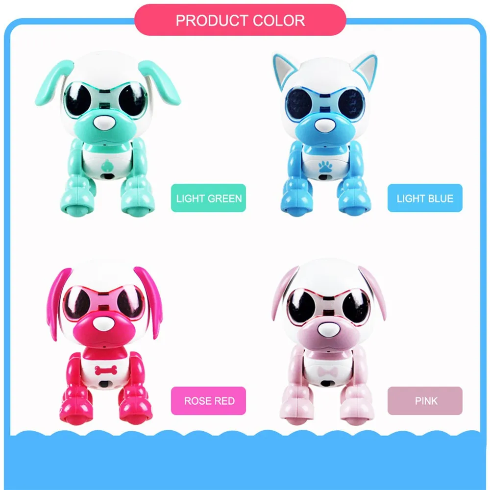 Электронные питомцы игрушки для детей умная собака nductive touch puppy Интеллектуальный робот взаимодействие Забавный playmate звук Гибкая запись