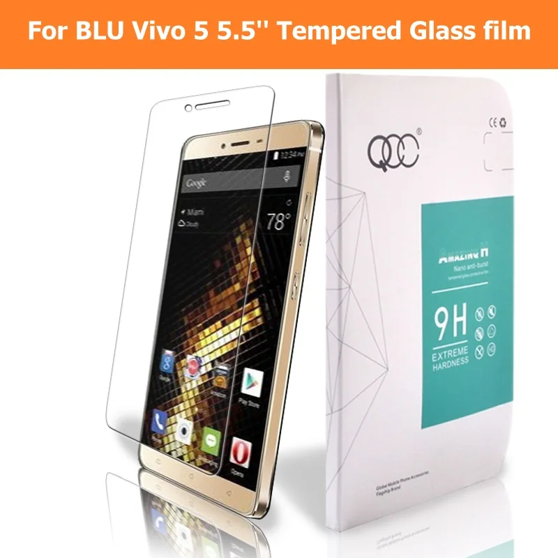 

Best Anti-Shatter Tempered Glass film For Blu Vivo 5 5.5'' Glass film For BLU R1 HD R0011UU R0031UU 5.0'' Screen Protector Films