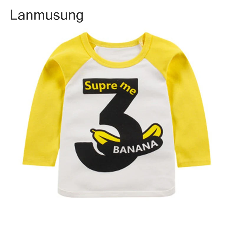 

Children t shirt cotton boys clothes casual baby children clothing 3 print long sleeve t shirts kids top tees