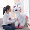 1pc 50/60/90cm Kawaii Unicorn Plush Toys Giant Stuffed Animal Horse Toys for Children Soft Doll Home Decor Lover Birthday Gift ► Photo 2/6