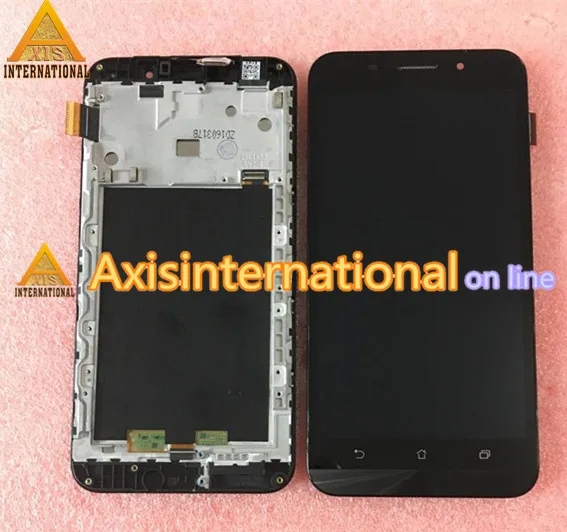 

LCD screen display+touch digitizer with frame For 5.5 "ASUS zenfone max ZC550KL ZenFone 5000 Z010DA black free shipping