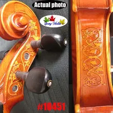 Резьба Шея ребра SONG Brand master 4/4 скрипка, отличный глубокий Тон#10451