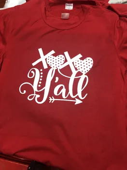 

XOXO y'all Arrow T-Shirt Funny XOXO Printed Tee Valentine's Day Gift Red Clothing Graphic Tee Vintage Grunge tops goth shirts