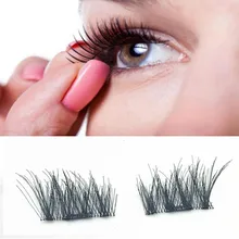 4 шт накладные ресницы на магнитах толстые ресницы для глаз 3D многоразовые магнитные накладные ресницы Искусственный инвентарь Магнетик