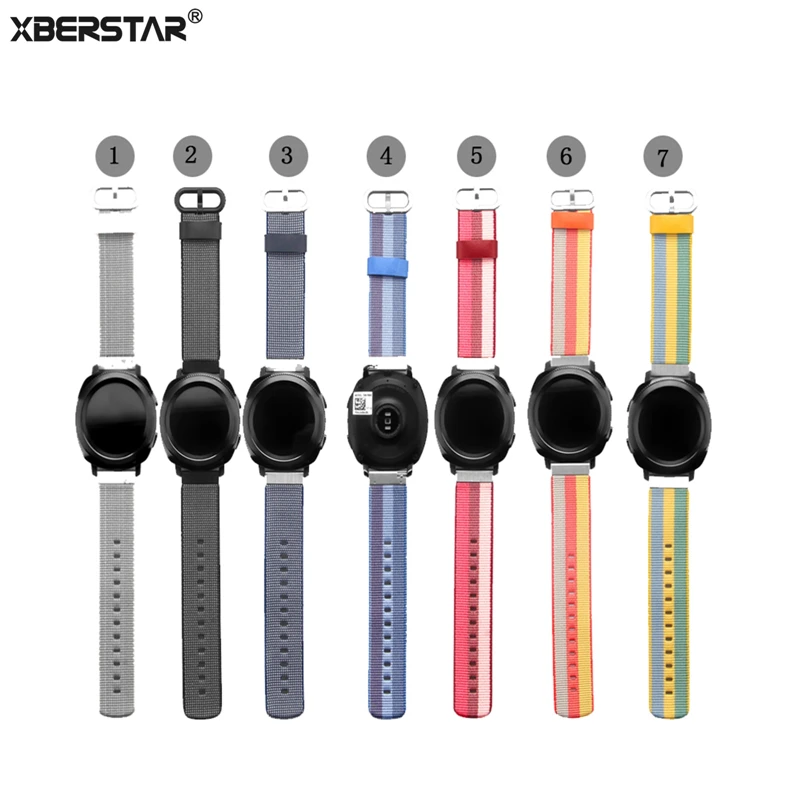 

XBERSTAR Woven Nylon Fabric Sport Wrist band Watch Strap for Samsung Gear SM-R600 Sport Watch Watchbands Wristband Fashion New