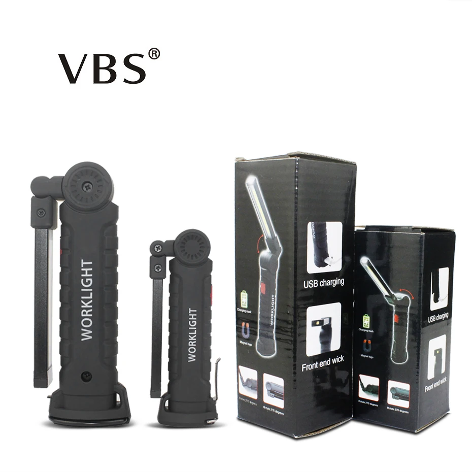

Folding Design Torches Ultra Bright Flashlight Rechargable360 Degree Rotation Cob Led Flashlights Led Usb Outdoor Led Torch