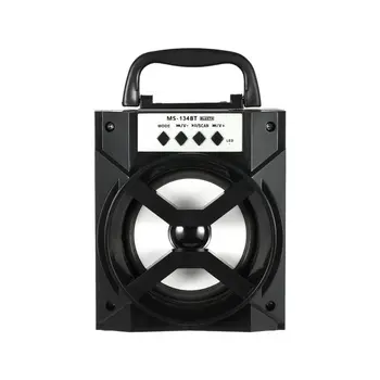 

Top Deals Outdoor Bluetooth Wireless Portable Speaker Super Bass with USB/TF/AUX/FM Radio