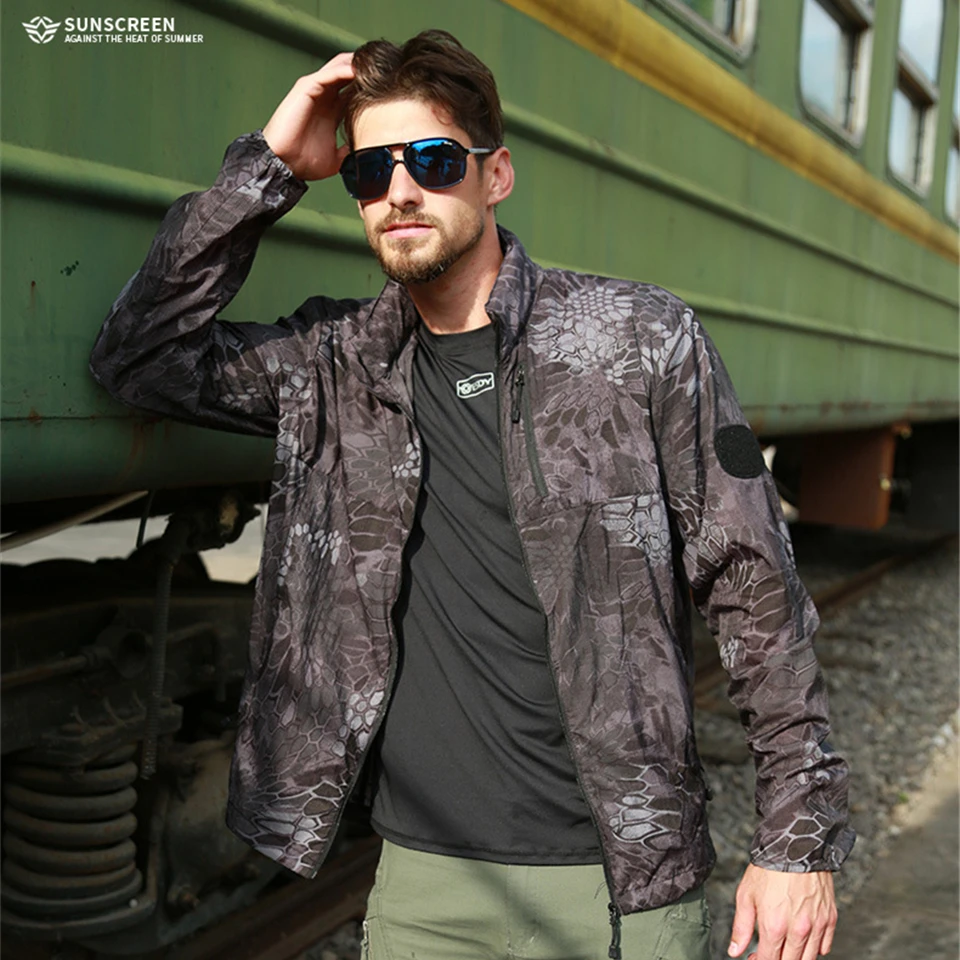 Outdoor Rain Jacket Cycling Hiking Windbreaker Men Quick