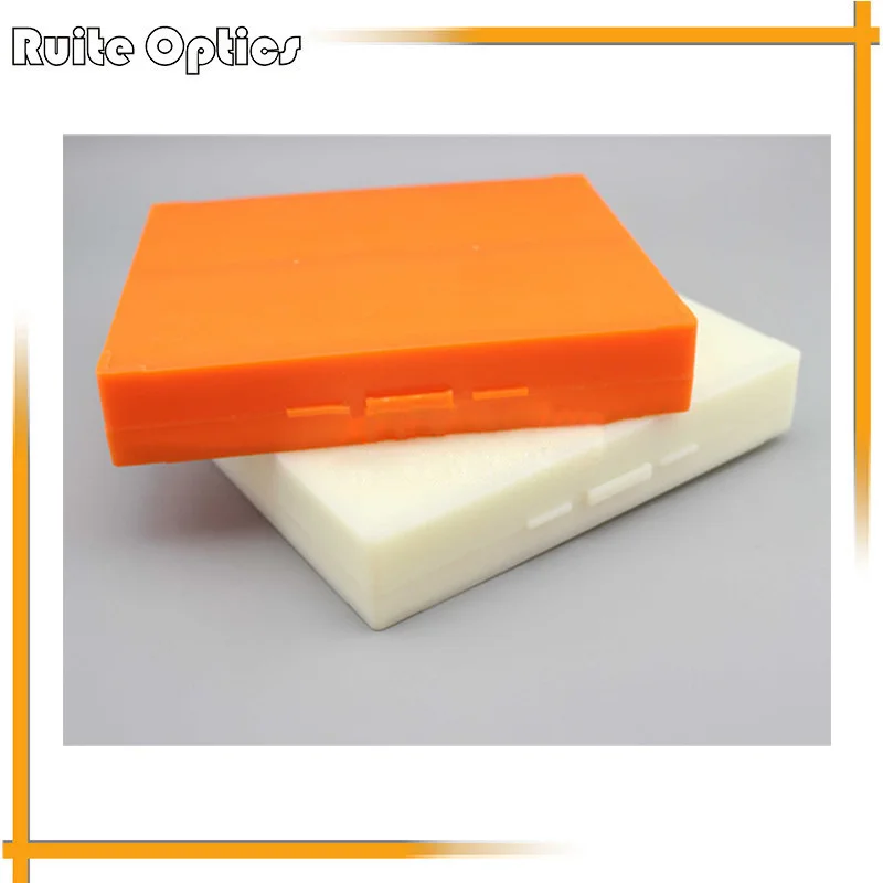 

Lab ABS Plastic Microscope Slide Holder Dispenser Box for 100pcs Slides