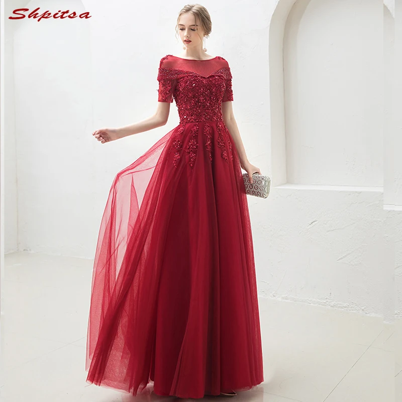 

Royal Blue Mother of the Bride Dresses for Weddings Beaded Crystal Evening Gowns Groom Godmother Dresses