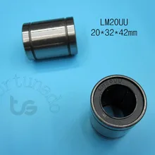 LM20UU 20x32x42 мм 10 шт./лот LM20UU 20 мм Линейный шарикоподшипник Буша Втулка