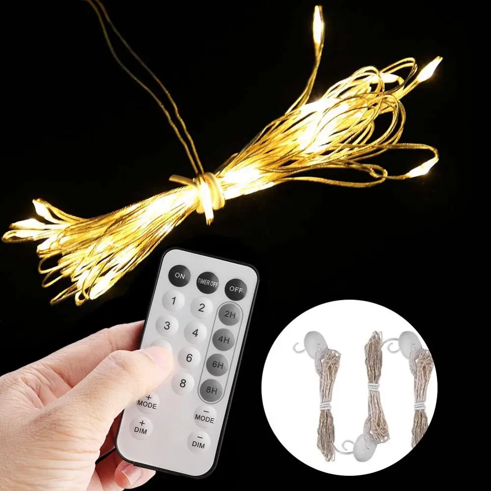 

LED String USB 300 LED Window Curtain String Fairy Lights For Wedding Christmas Party Decor Lights