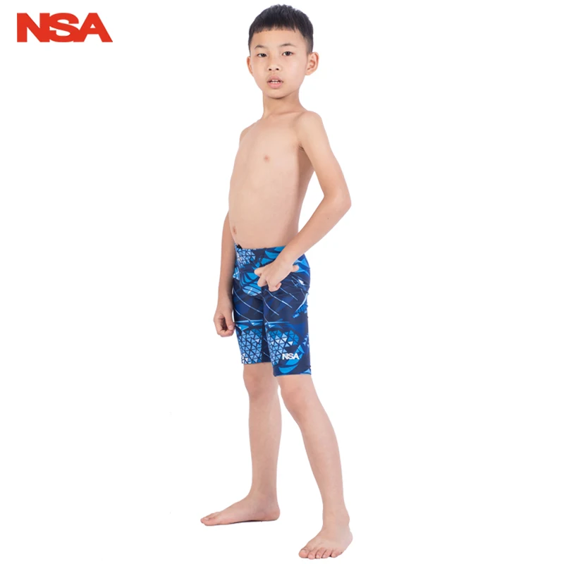 NSA jammer купальный костюм для мальчиков, Шорты для плавания, профессиональный детский купальный костюм для выступлений, мужские плавки для соревнований