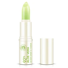 BIOAQUA лицо Природный уход за кожей алоэ ремонт бальзам для губ бесцветная длинная стойкая губная помада для увлажнения кожи Уход за губами, увлажнение помад
