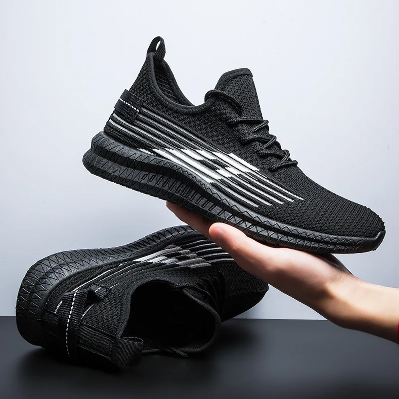 

2019 summer casual men's shoes men's breathable mesh cloth trend