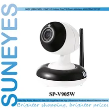 SunEyes SP-V905W 960 P 1,3-МЕГАПИКСЕЛЬНОЙ HD Беспроводная IP PTZ Камера с Панорамирования/Наклона 2.8-8 мм Оптический Зум Автофокус 1/3 Датчик Низкой Освещенности ИК Ночного